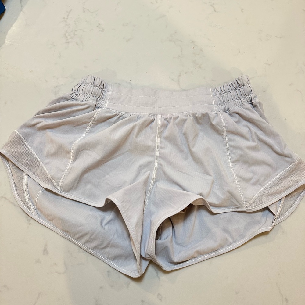 Lululemon Athletica White Women's Athletic Shorts